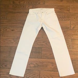 NEW POLO RALPH LAUREN WHITE DENIM MENS 32x34